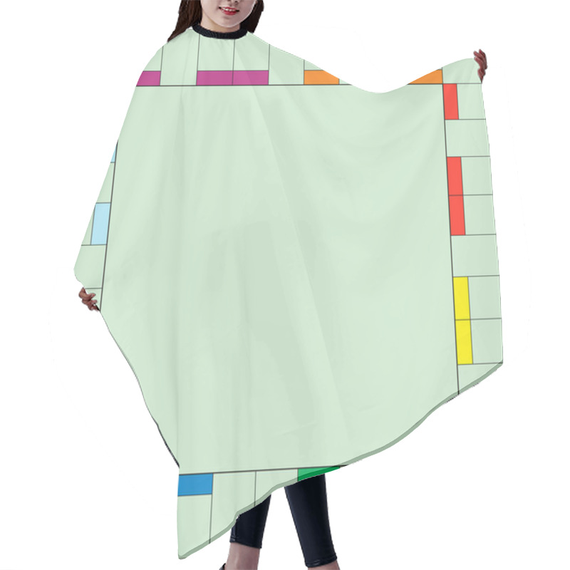 Personality  Template Game Monopoly Hair Cutting Cape