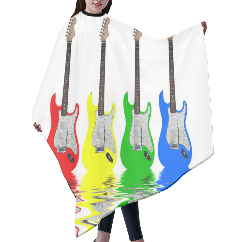 Personality  Electric Guitars Hair Cutting Cape