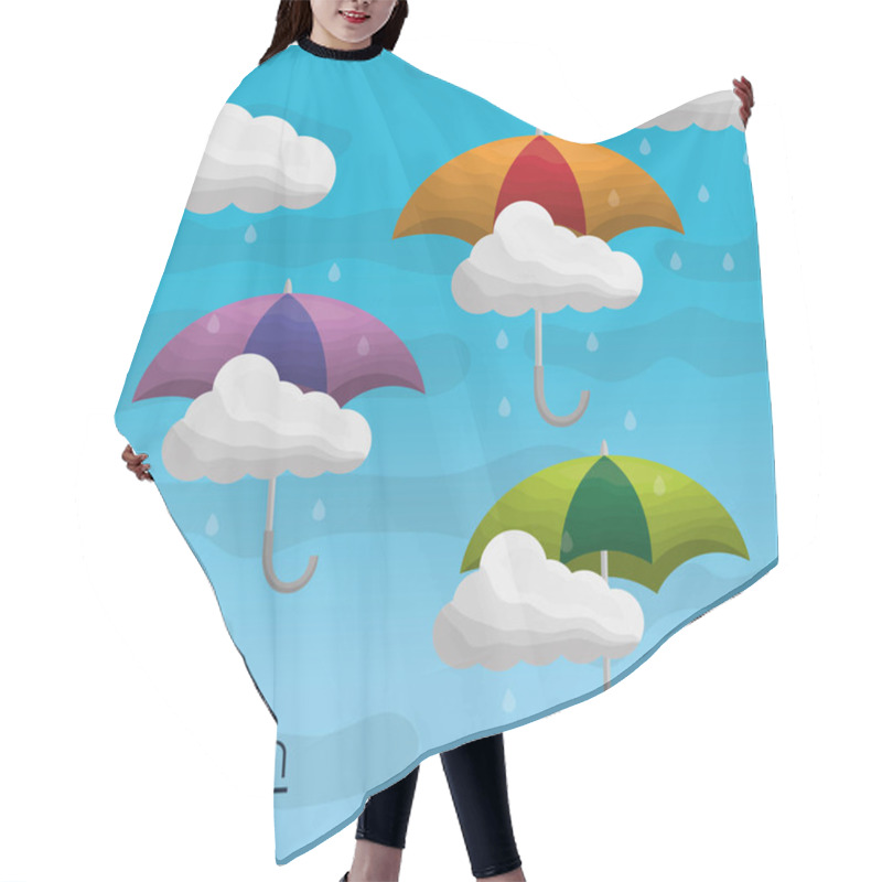 Personality  Summer And Rain Season Hair Cutting Cape