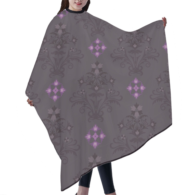 Personality  Seamless Brown And Pink Wallpaper Hair Cutting Cape