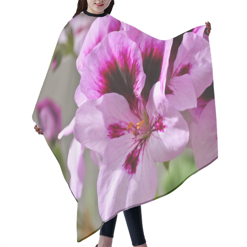 Personality  Geranium Flowers Hair Cutting Cape