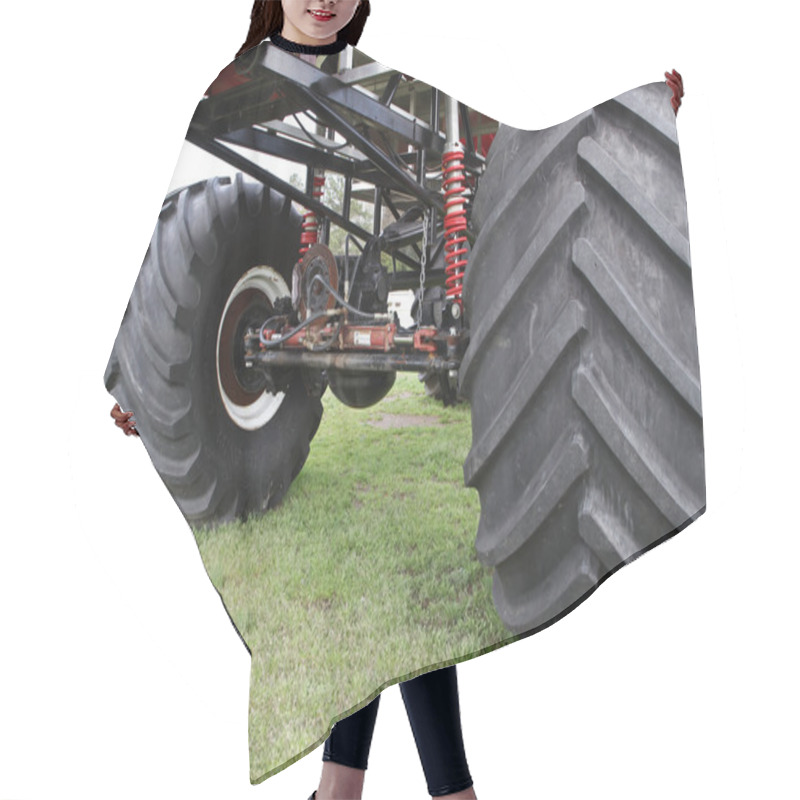 Personality  Monster Truck Tires Hair Cutting Cape