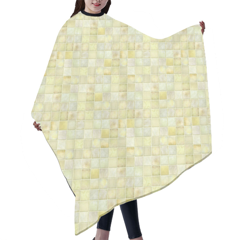 Personality  Stone Tile Mosaic Hair Cutting Cape