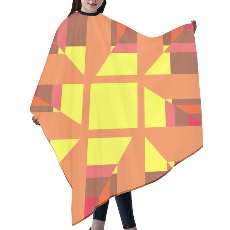 Personality  Geometrical Pattern Hair Cutting Cape