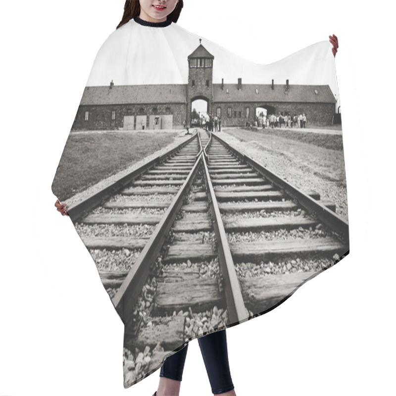 Personality  Auschwitz Death Camp Hair Cutting Cape