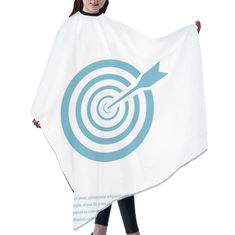 Personality  Aim Dartboard Icon Hair Cutting Cape