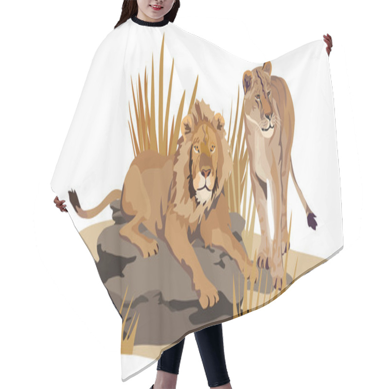 Personality  African Lions Hair Cutting Cape