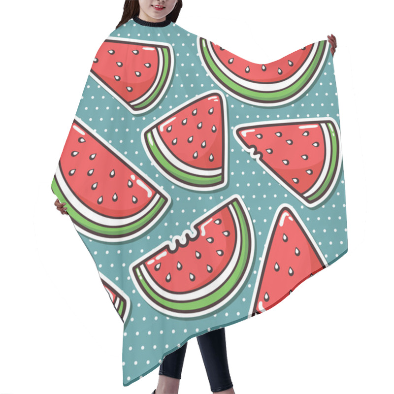 Personality  Watermelon Set. Hair Cutting Cape