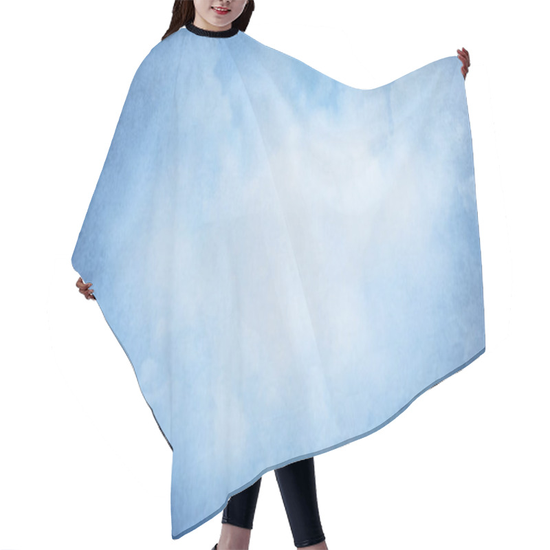 Personality  Blue Textured Background With Clouds Hair Cutting Cape