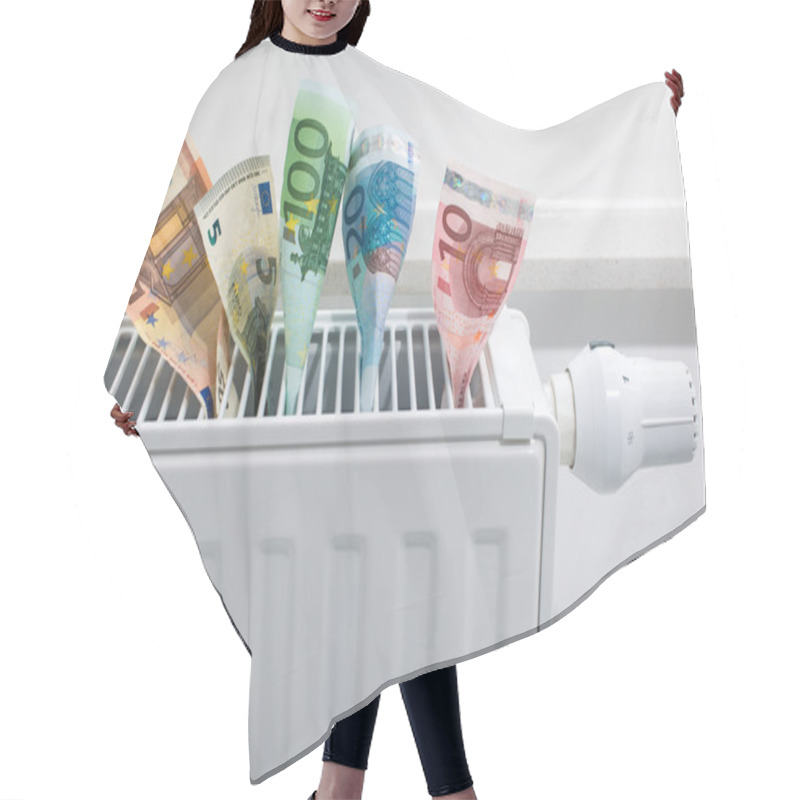 Personality  Heating Thermostat With Money Hair Cutting Cape