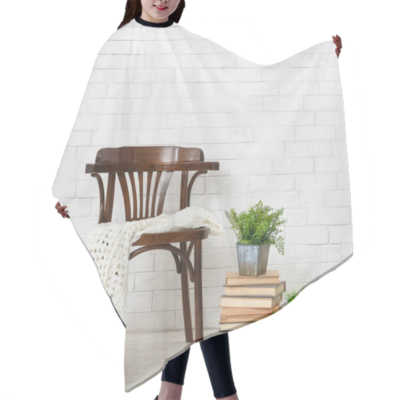 Personality  Modern Interior Decor Concept Hair Cutting Cape