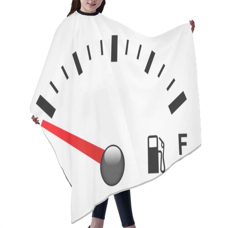 Personality  White Gas Tank Illustration Hair Cutting Cape