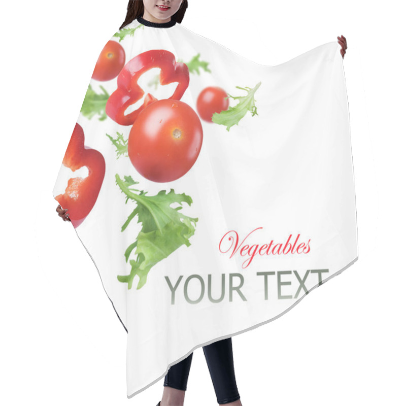 Personality  Vegetables Hair Cutting Cape