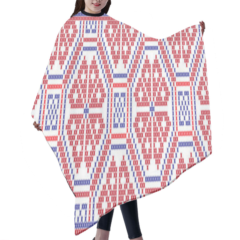 Personality  Embroidered Pattern On Transparent Background Hair Cutting Cape