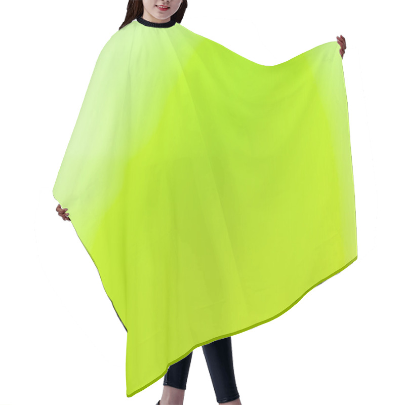 Personality  Abstract Green Gradient Background Hair Cutting Cape