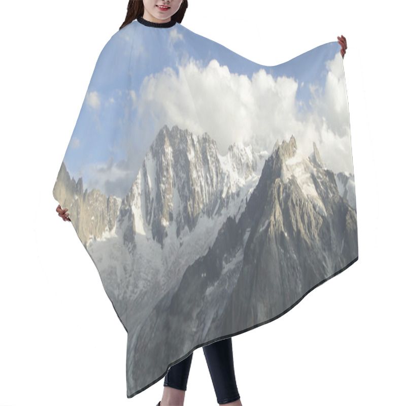 Personality  Snow Capped Mountains Hair Cutting Cape