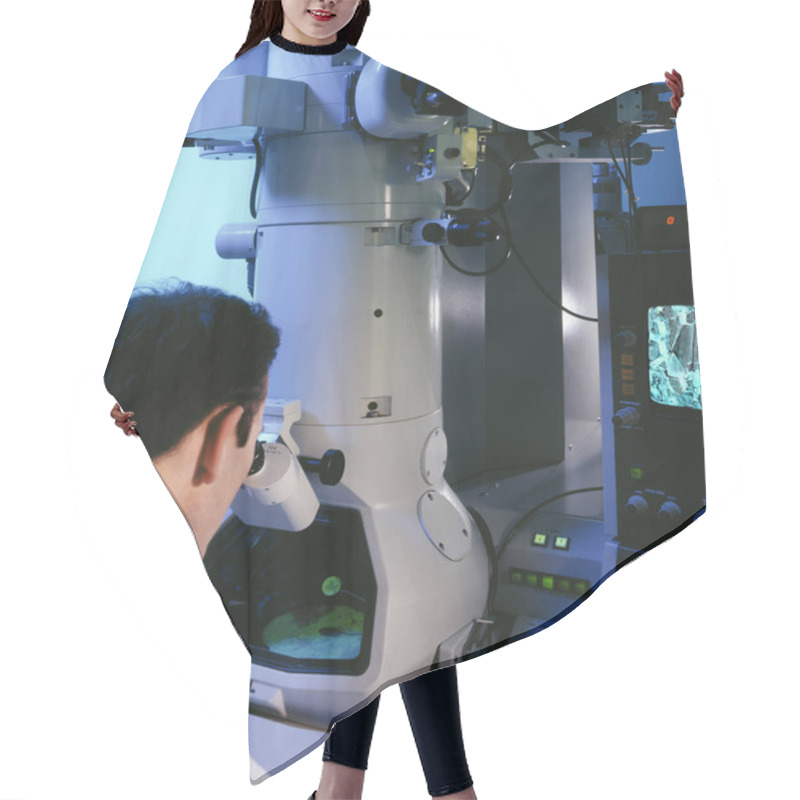 Personality  Scanning Electron Microscope Hair Cutting Cape