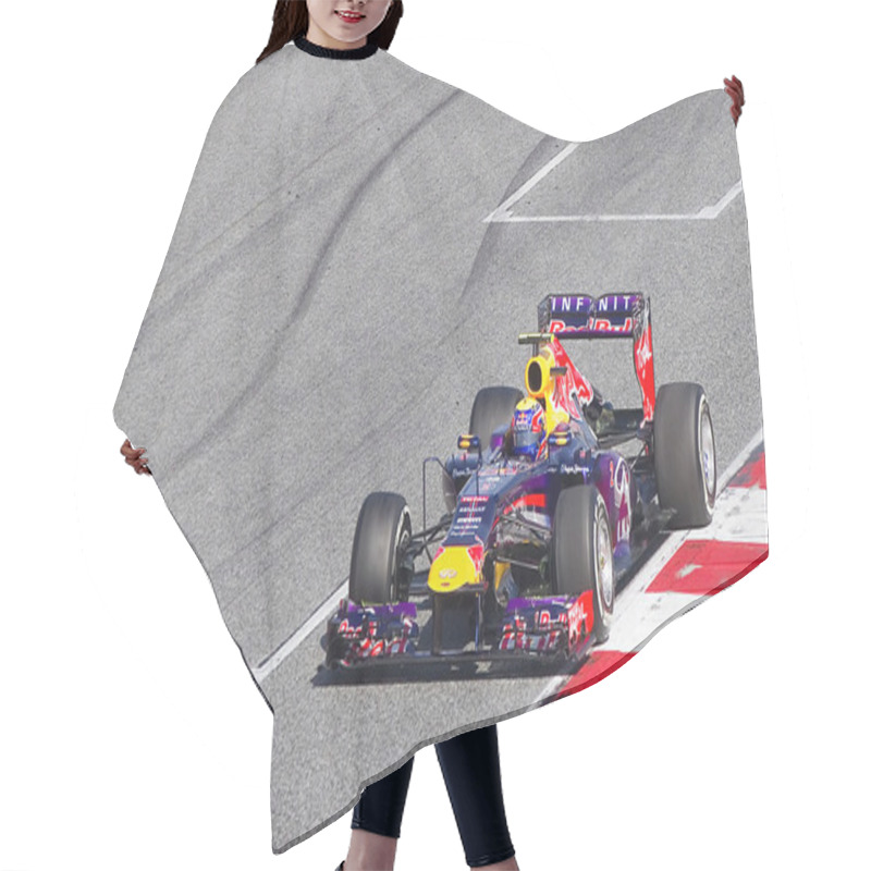 Personality  Formula 1 Red Bull Hair Cutting Cape