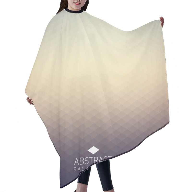 Personality  Abstract Triangle Background Hair Cutting Cape