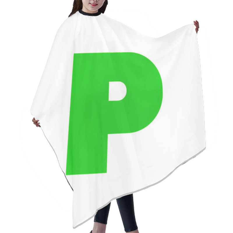 Personality  P Plate Hair Cutting Cape