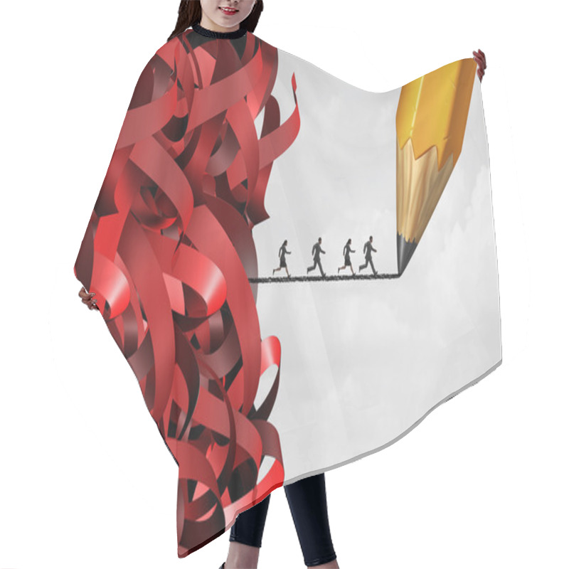 Personality  Bureaucracy Management Success Hair Cutting Cape