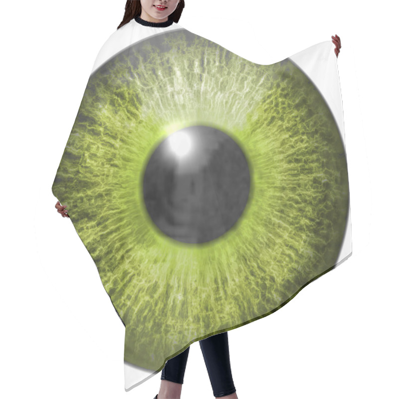 Personality  Eye Iris Generated Hires Texture Hair Cutting Cape