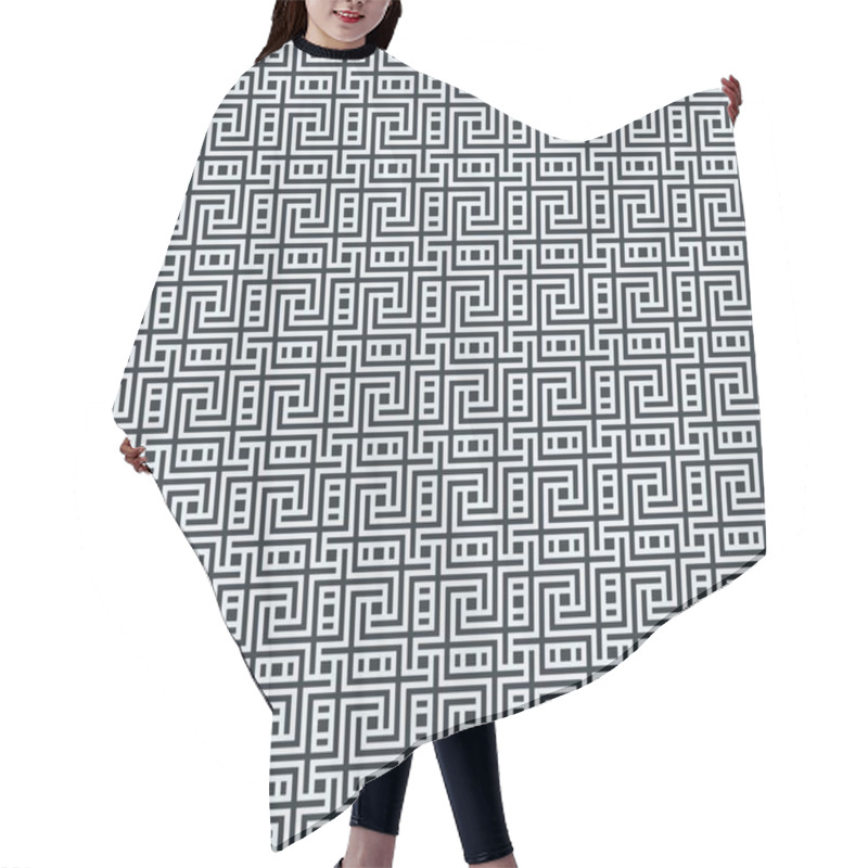 Personality  Truchet Random Pattern Generative Tile, Art Background Illustration  Hair Cutting Cape