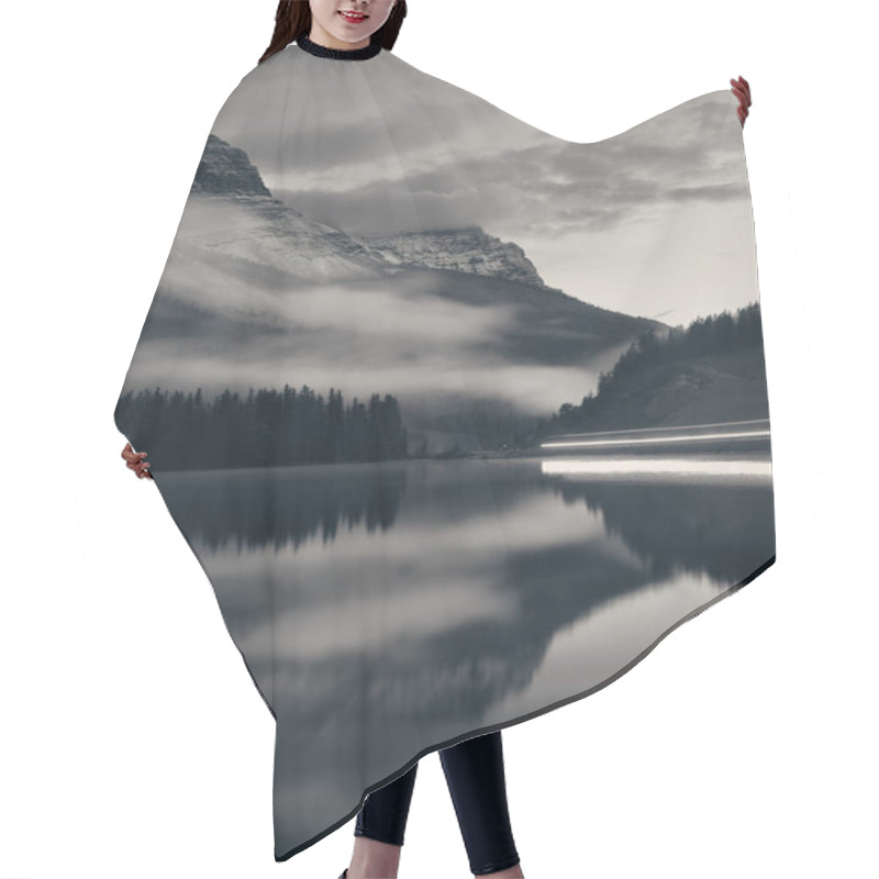 Personality  Lake Sunset Hair Cutting Cape