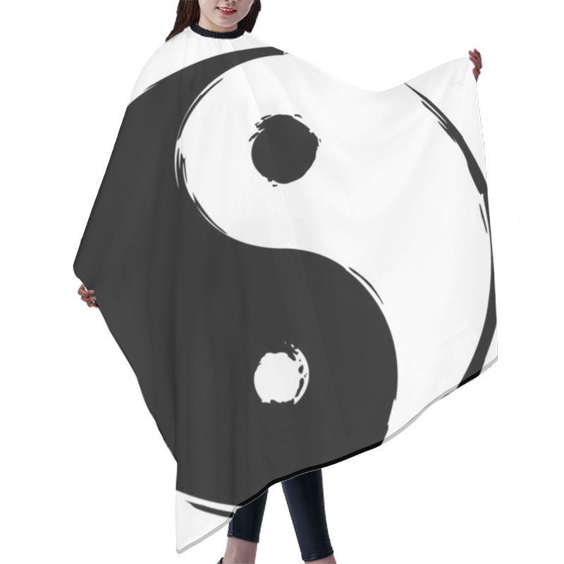 Personality  Symbol Of Yin-yang Hair Cutting Cape