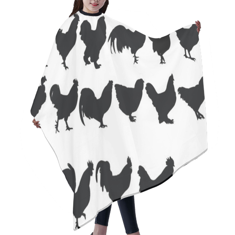 Personality  Chickens Collection Hair Cutting Cape