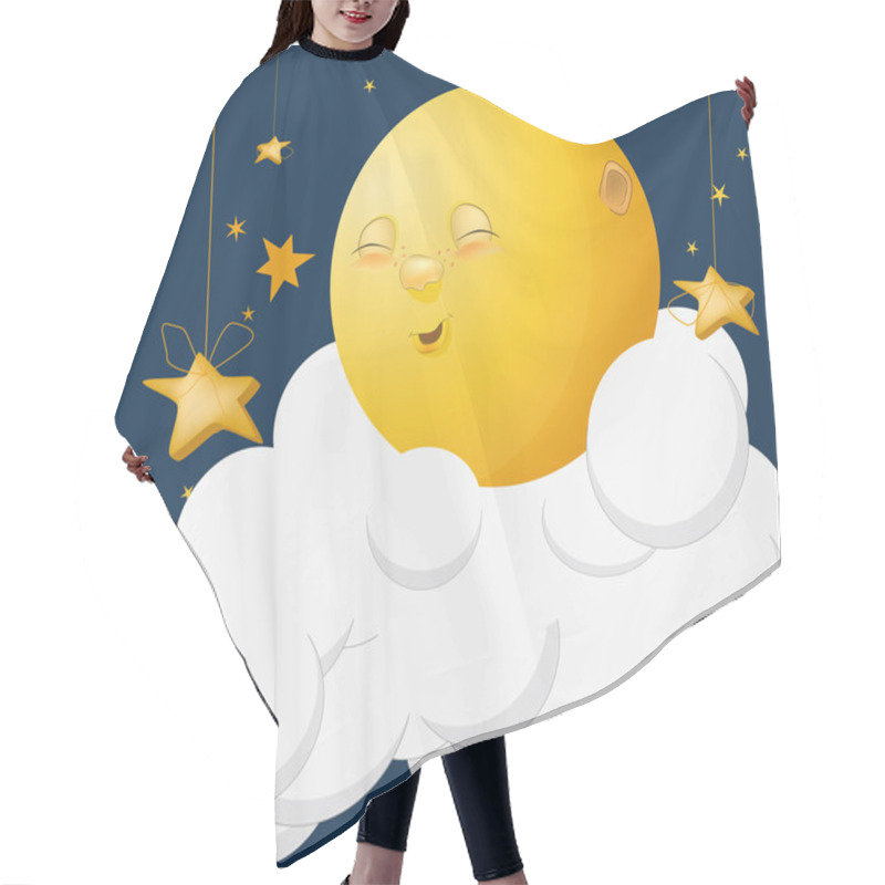 Personality  The Kind Moon On A Cloud Hair Cutting Cape