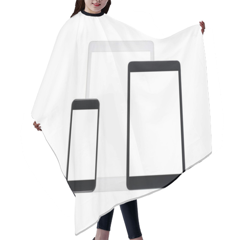 Personality  Digital Tablets And Smartphone Hair Cutting Cape