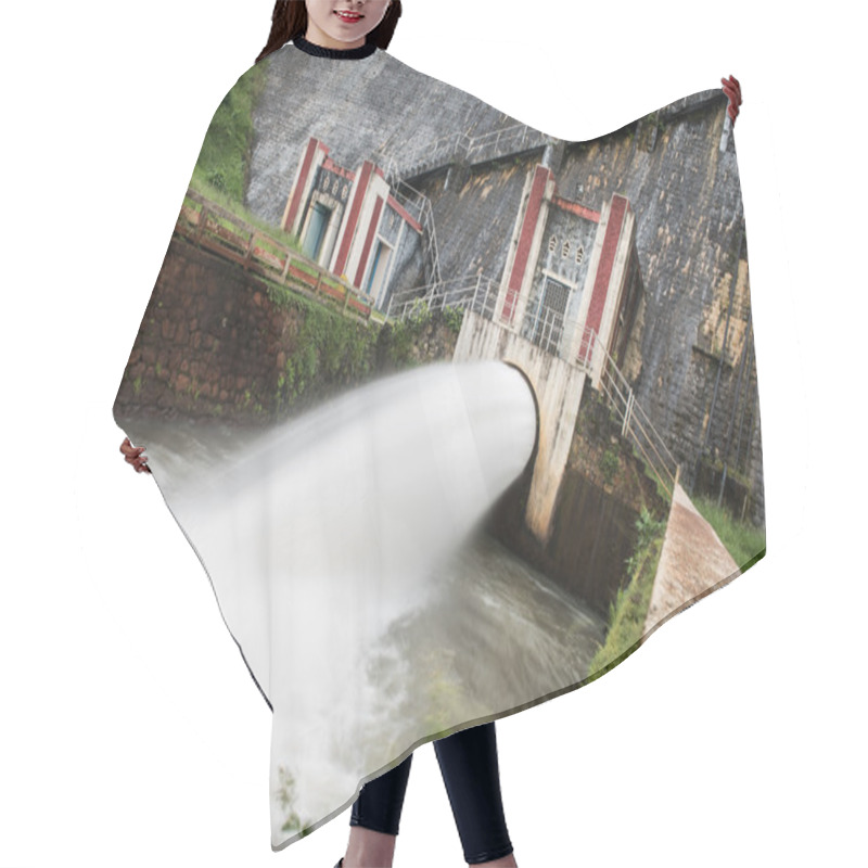 Personality  Rushing Dam Water Hair Cutting Cape