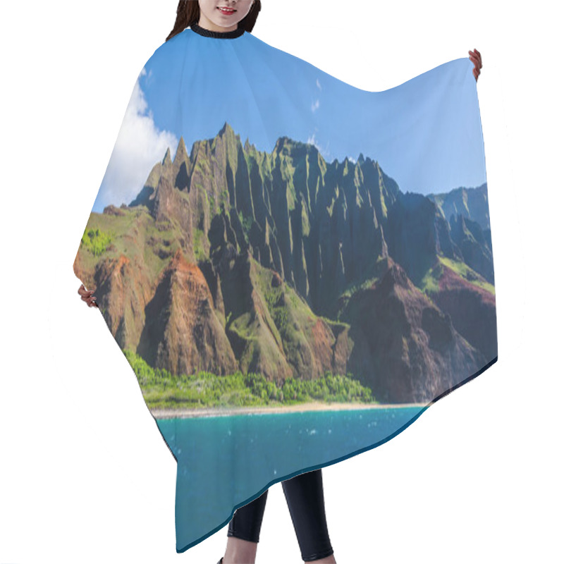 Personality  Amazing View Of Beautiful Napali Coast In Kauai Hawaii USA Hair Cutting Cape