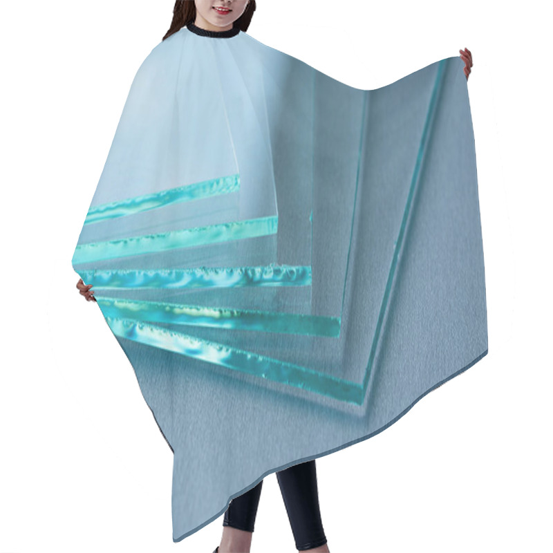 Personality  Sheets Of Factory Manufacturing Tempered Clear Float Glass Panels Cut To Size Hair Cutting Cape