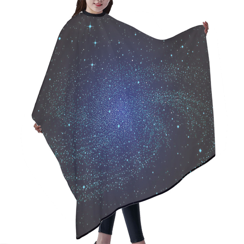 Personality  Galaxy Hair Cutting Cape