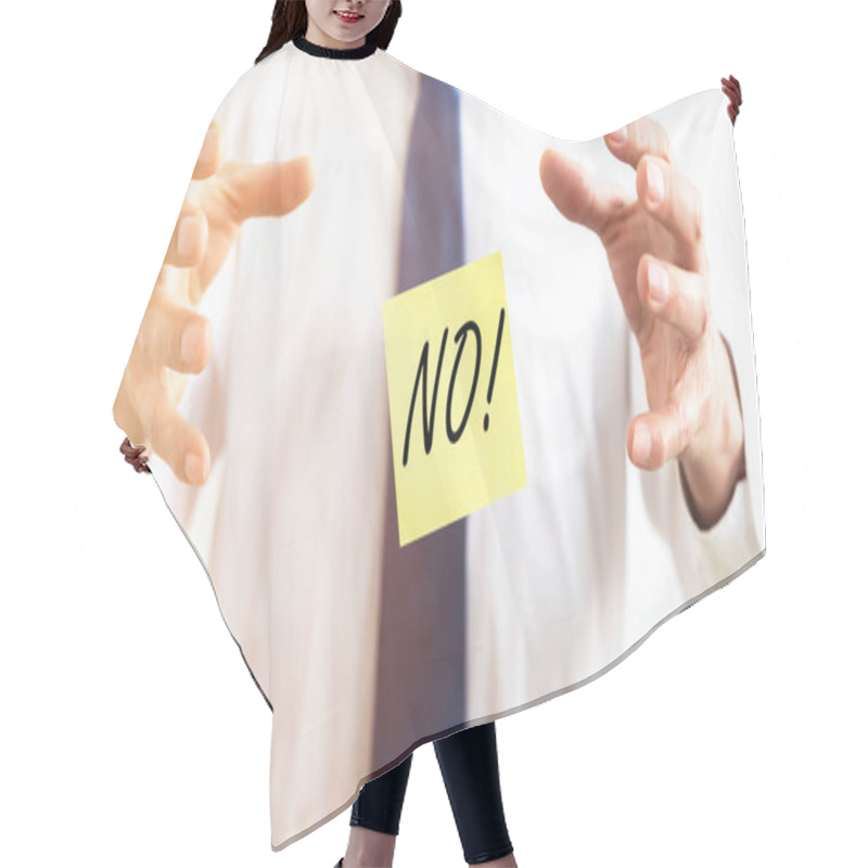 Personality  Text No. Negative Answer Concept. No Risk, No Violence Or No Discrimination Concept. Hair Cutting Cape