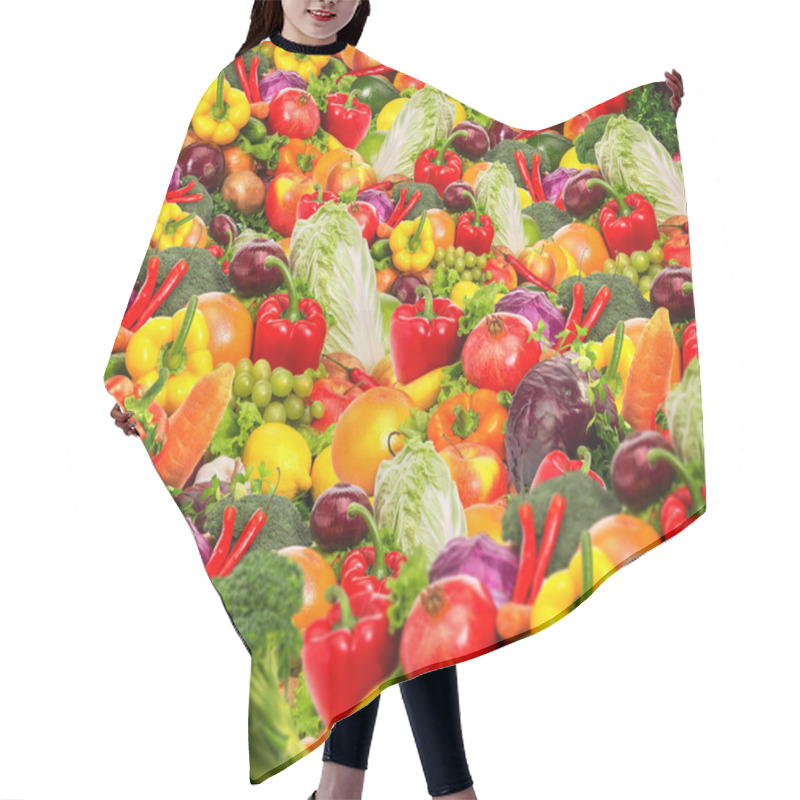 Personality  Ripe Fresh Vegetables Hair Cutting Cape