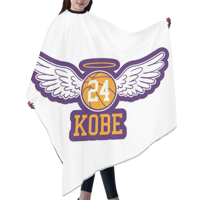 Personality  R.I.P. Kobe Bryant - Basketball With Angel Wings And Glory. NBA Legend, The World Is In Shock As News Of Kobe Bryants Death Spread 2020 January 26th. Kobe Bryant Was 41. Hair Cutting Cape