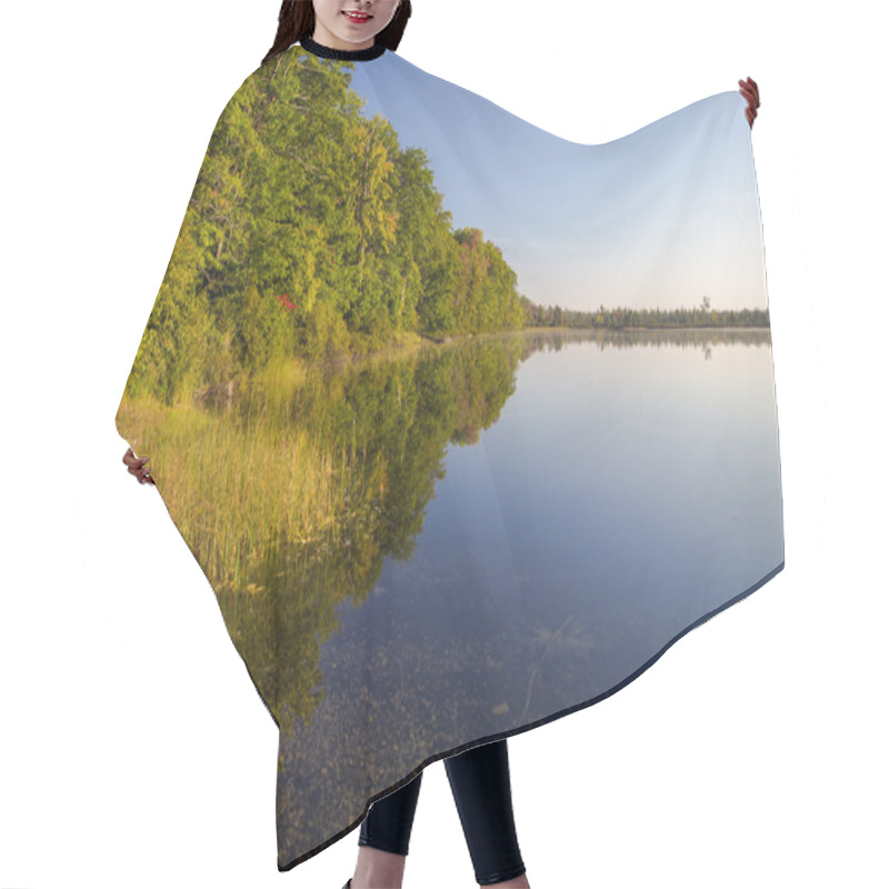 Personality  Wilderness Lake Reflections Hair Cutting Cape