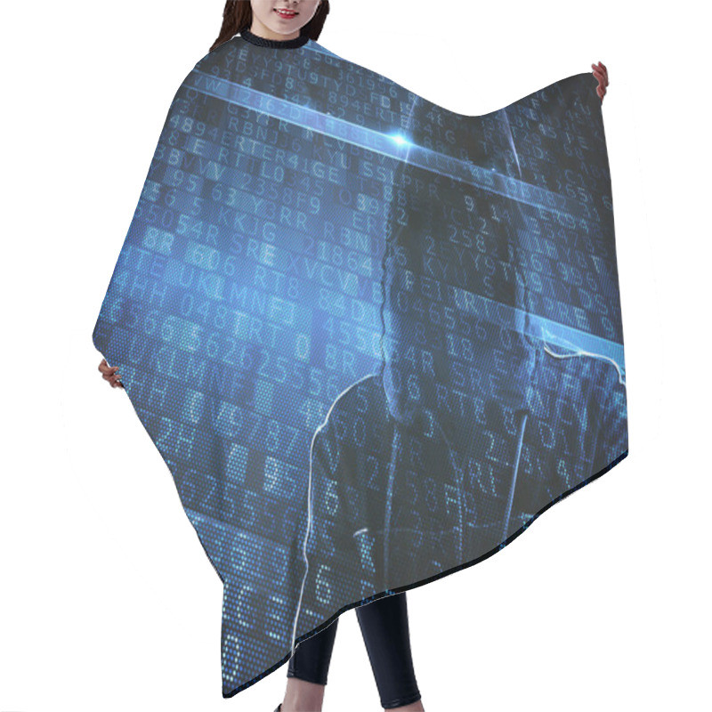 Personality  Hidden Identity Of A Hacker Hair Cutting Cape