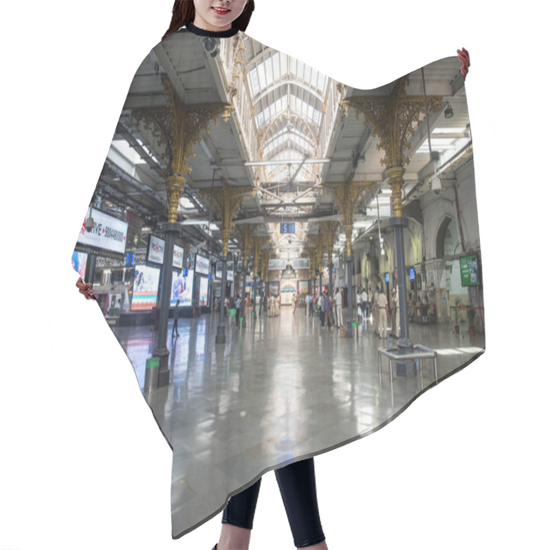 Personality  MUMBAI/INDIA -MARCH 22, 2020: General View Of A Deserted Chhatrapati Shivaji Maharaj Terminus During The Government-imposed Nationwide Lockdown As A Preventive Measure Against The COVID-19 Coronavirus Hair Cutting Cape