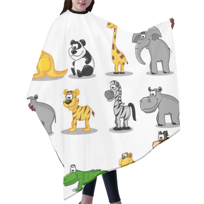 Personality  Extra Large Set Of Animals Hair Cutting Cape