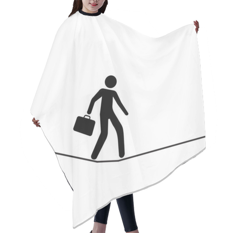 Personality  Business Man String, Web Icon Hair Cutting Cape