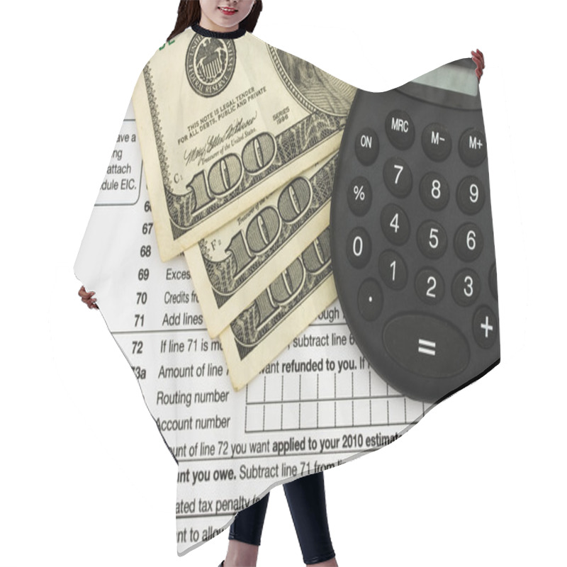 Personality  Calculating Your Tax Refund Hair Cutting Cape