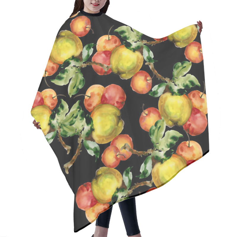 Personality  Apples Background Hair Cutting Cape