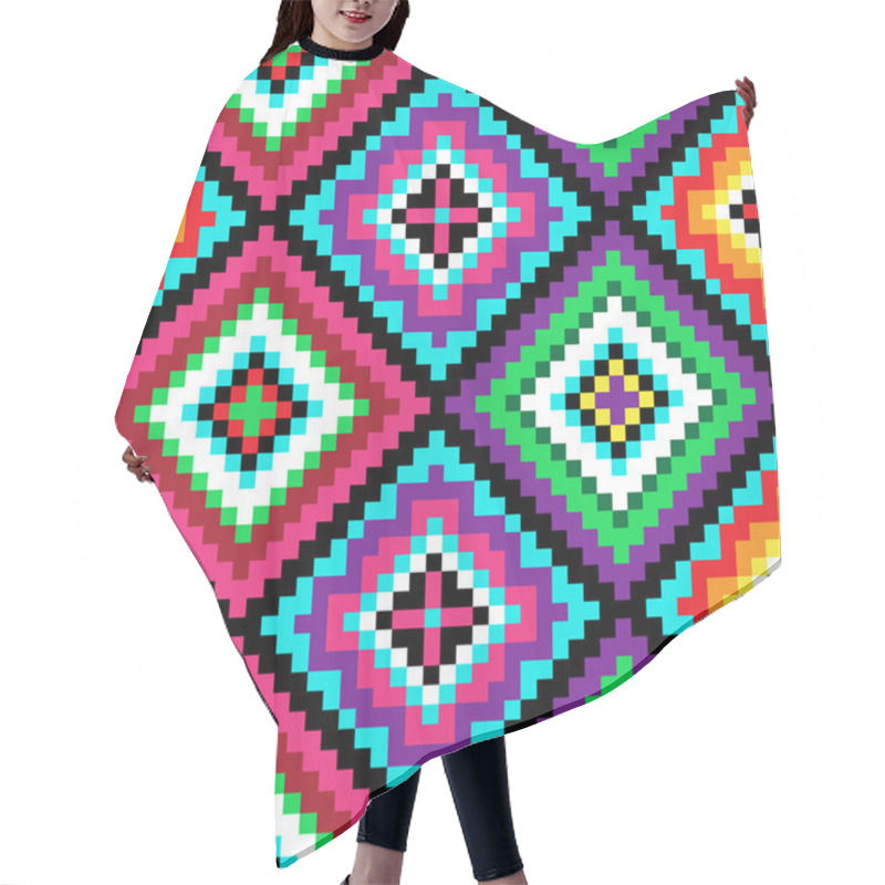 Personality  Tribal Semless Vector Pattern Hair Cutting Cape