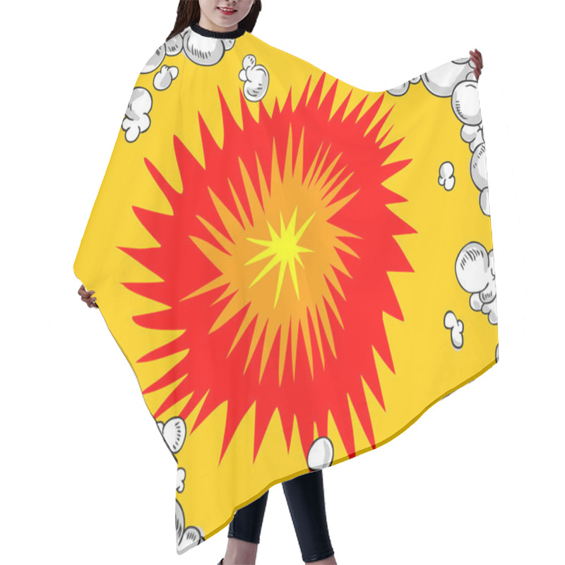 Personality  Comic Book Background Hair Cutting Cape