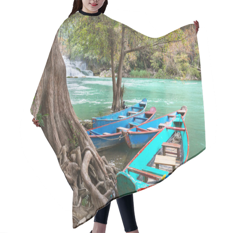 Personality  Boat In Mexico Hair Cutting Cape