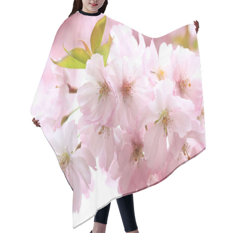 Personality  Flourishing Japanese Cherry Tree Branches Hair Cutting Cape